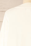 Heswall Ivory Oversized Sweater | La petite garçonne back close-up