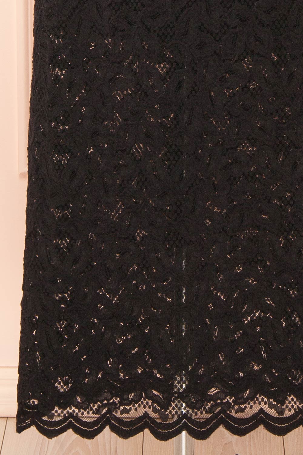 Hikaru Jupe Noire Longue en Dentelle | Boutique 1861 bottom