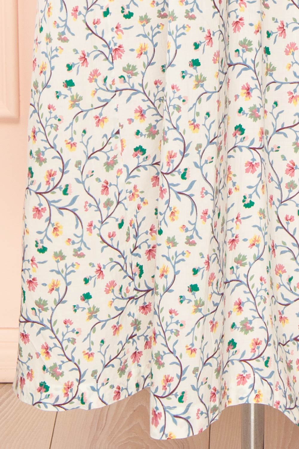 Holland Floral Maxi Nightgown with Crochet Details by April Cornell | Boutique 1861 bottom
