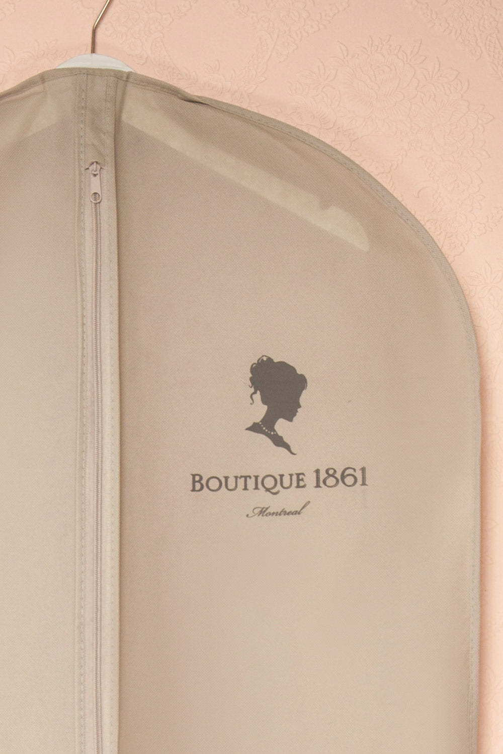 Grey 1861 Garment Bag | Boutique 1861 logo