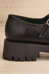 Hutch Black Faux-Leather Mary-Jane Platform Shoes | La petite garçonne back side close-u
