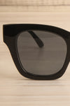 Ibiza Square Black Sunglasses | La petite garçonne close-up