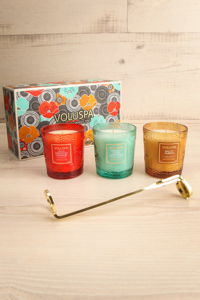 Icons Candle Trio Gift Set | Maison garçonne set