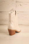 Idabel Ivory Cowboy Boots | La petite garçonne back view