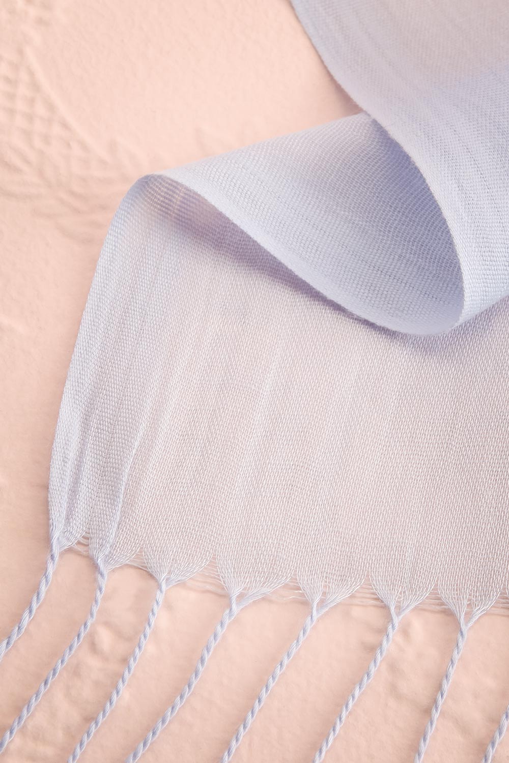 Ilyra Blue Shawl with Fringe | Boutique 1861 fabric