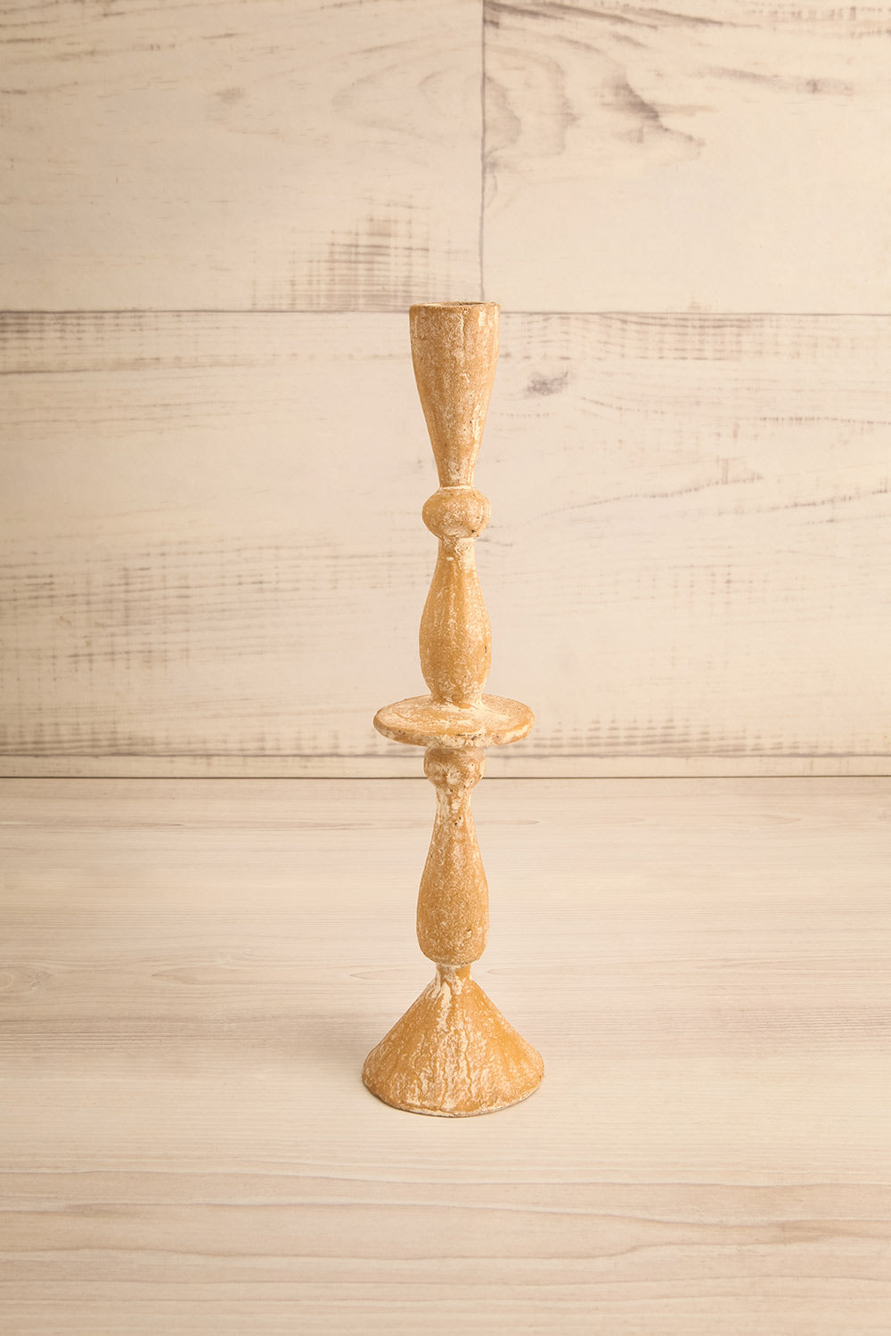 Imany Beige Hand Forged Candle Holder | Maison garçonne medium 