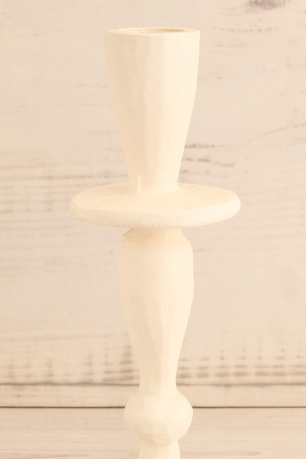 Imany Ivory Hand Forged Candle Holder | Maison garçonne small close-up