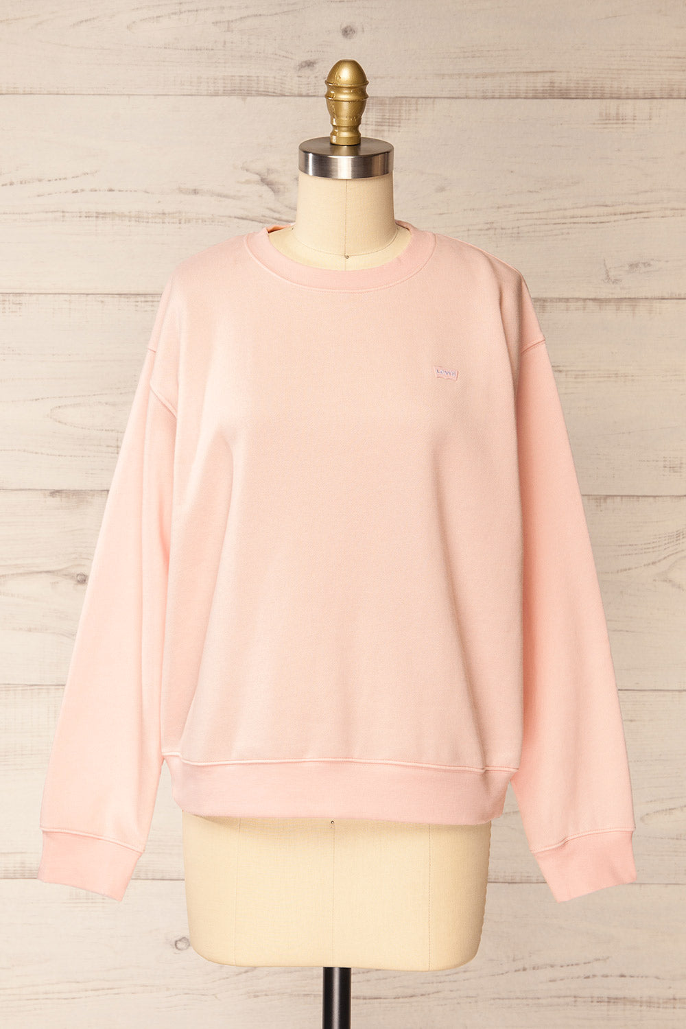 Incheon Pink Oversized Crewneck Sweater | La petite garçonne 