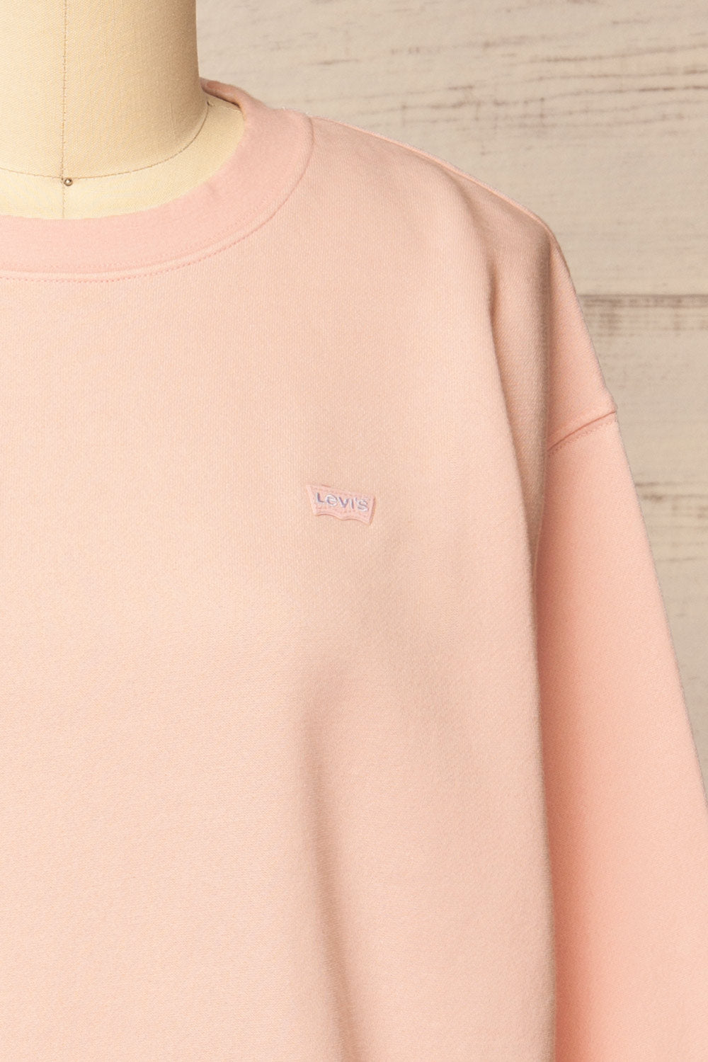 Incheon Pink Oversized Crewneck Sweater | La petite garçonne 