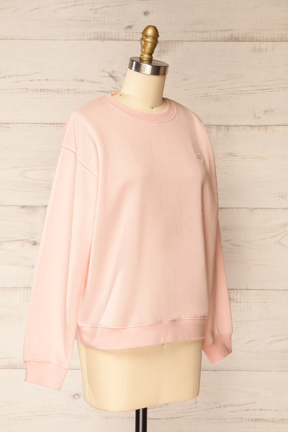 Incheon Pink Oversized Crewneck Sweater | La petite garçonne 