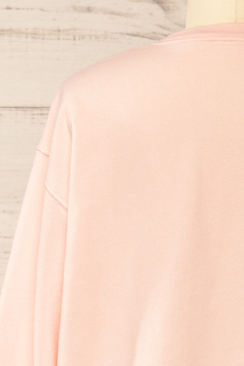 Incheon Pink Oversized Crewneck Sweater | La petite garçonne 