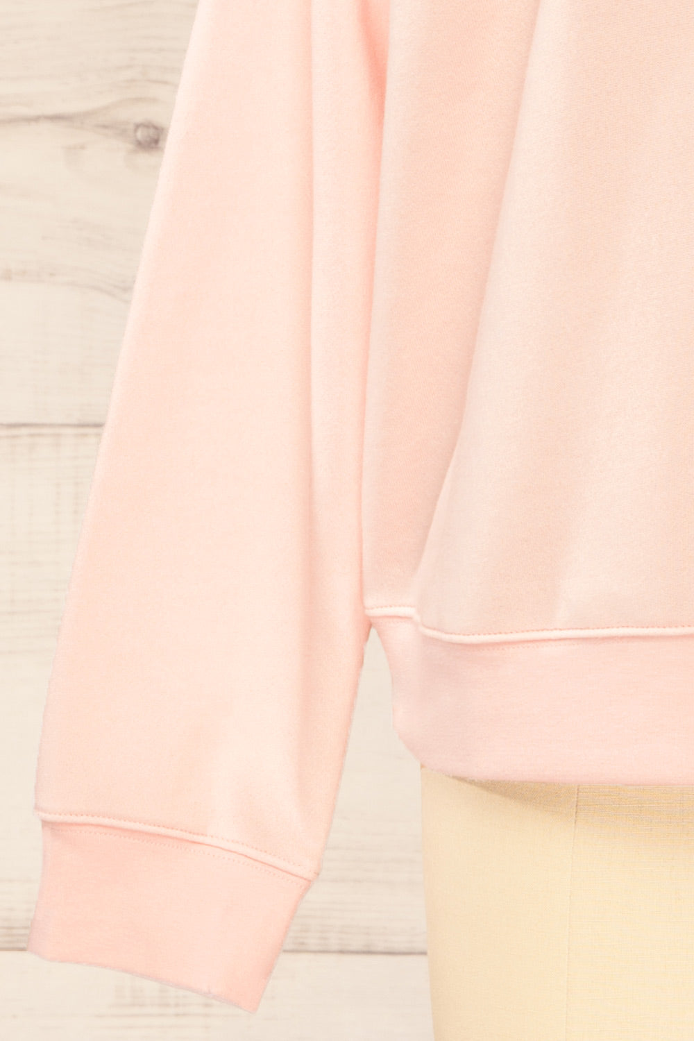 Incheon Pink Oversized Crewneck Sweater | La petite garçonne 