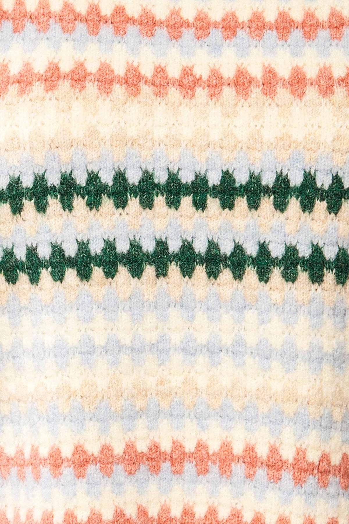 Ipixuna | Ivory Knit Sweater with Stripes