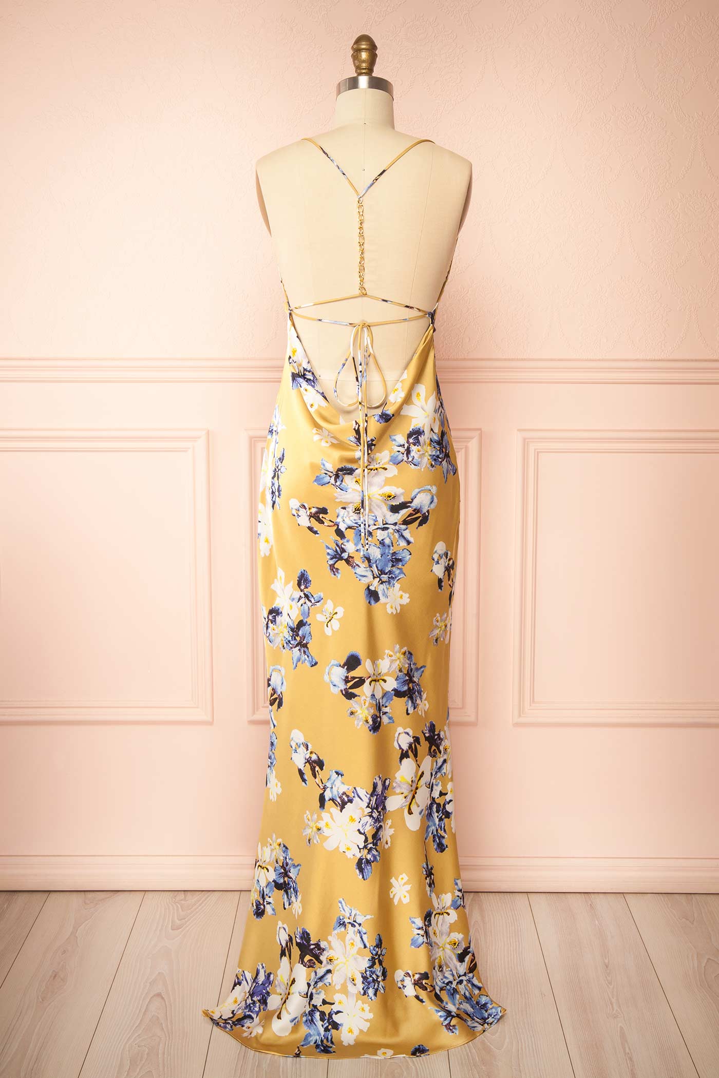 irelynn maxi dress black floral Irelynn Maxi Dress - Dark Rose Floral main image 0