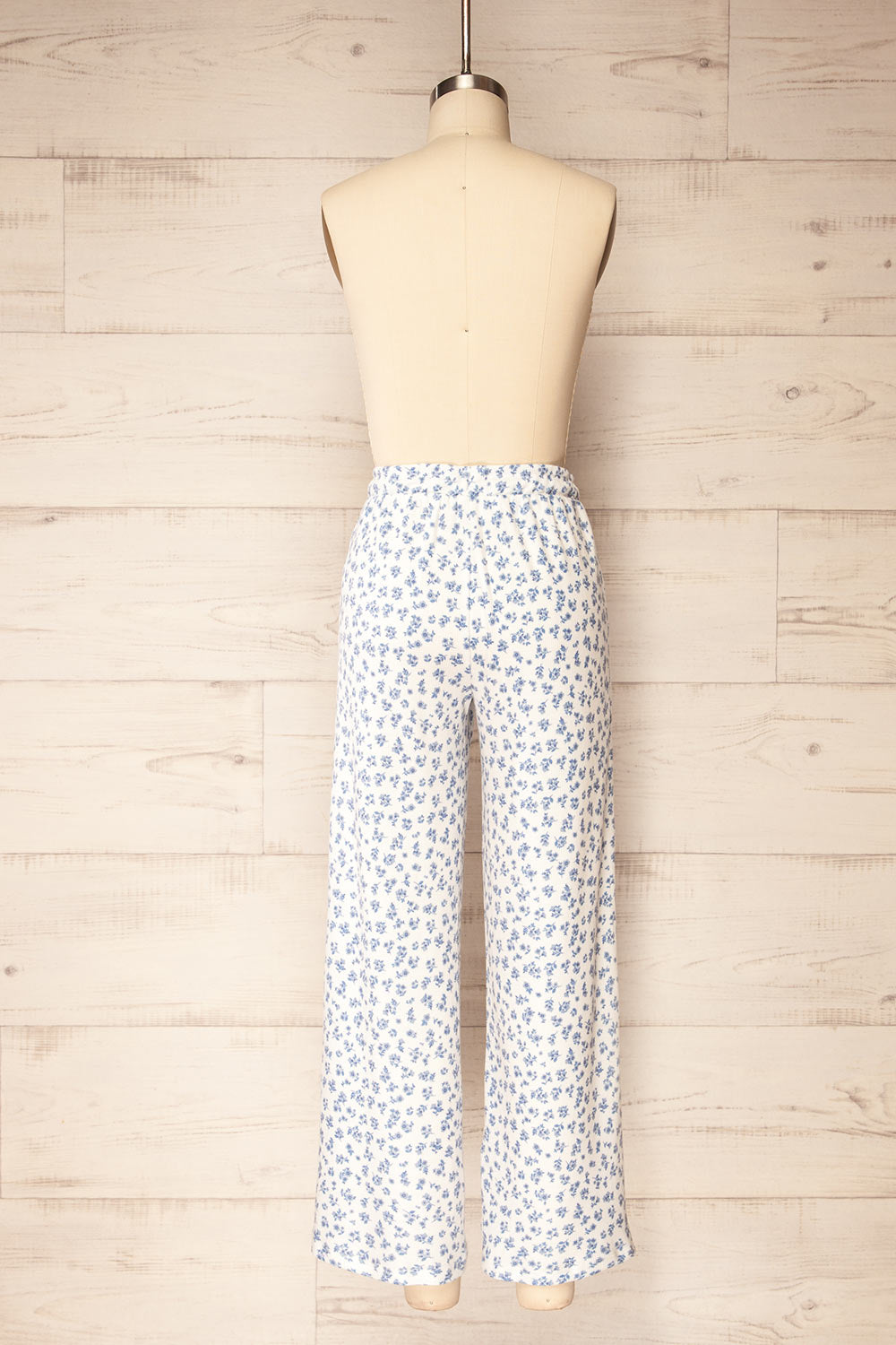 Irila Blue Floral Lounge Pants | La petite garçonne back view