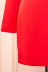 Isalie Short Silky Red Dress w/ Bows | Boutique 1861 bottom