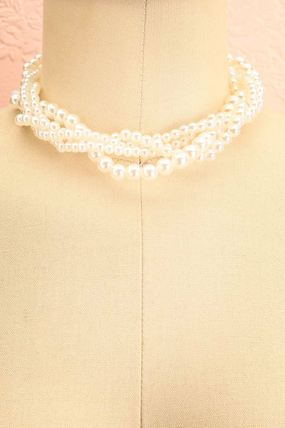 Isanna Layered Pearl Choker Necklace | Boutique 1861