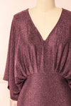 Isuma Midi Dress w/ Short Bat Sleeves | Boutique 1861 front
