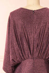 Isuma Midi Dress w/ Short Bat Sleeves | Boutique 1861 back