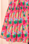 Jacintha Colorful Short A-line Dress | Boutique 1861 bottom