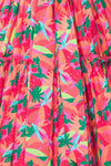 Jacintha Colorful Short A-line Dress | Boutique 1861 fabric