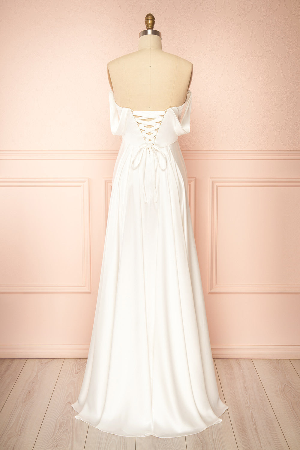 Jenifer Maxi Off-Shoulder Wedding Dress with Slit | Boudoir 1861