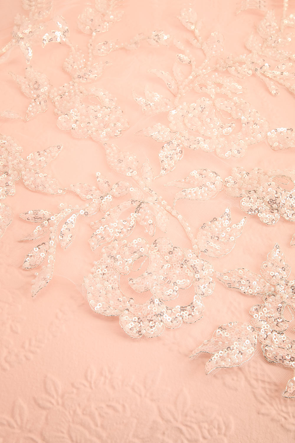 Jensen Tulle Wedding Veil with Floral Lace | Boudoir 1861