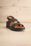 Jianna Black Platform Sandals | La petite garçonne front view