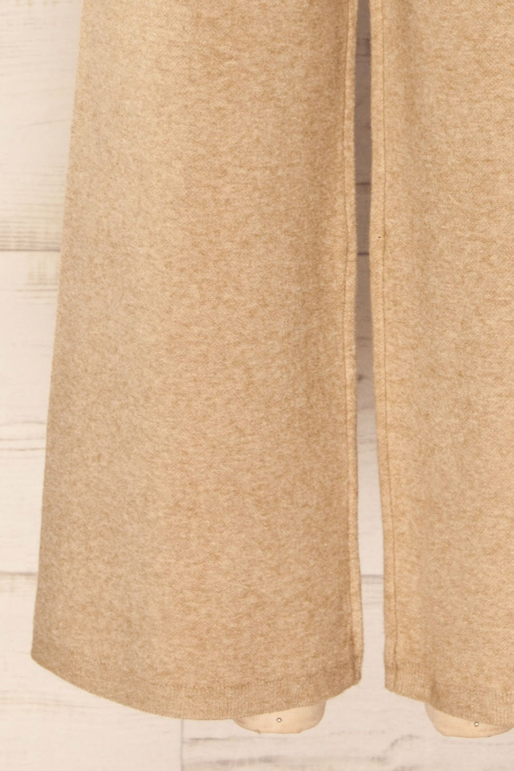 Jimina Taupe Wide Leg Loung Pants | La petite garçonne bottom