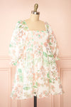 Jiselle Short Floral Babydoll Dress | Boutique 1861 side view