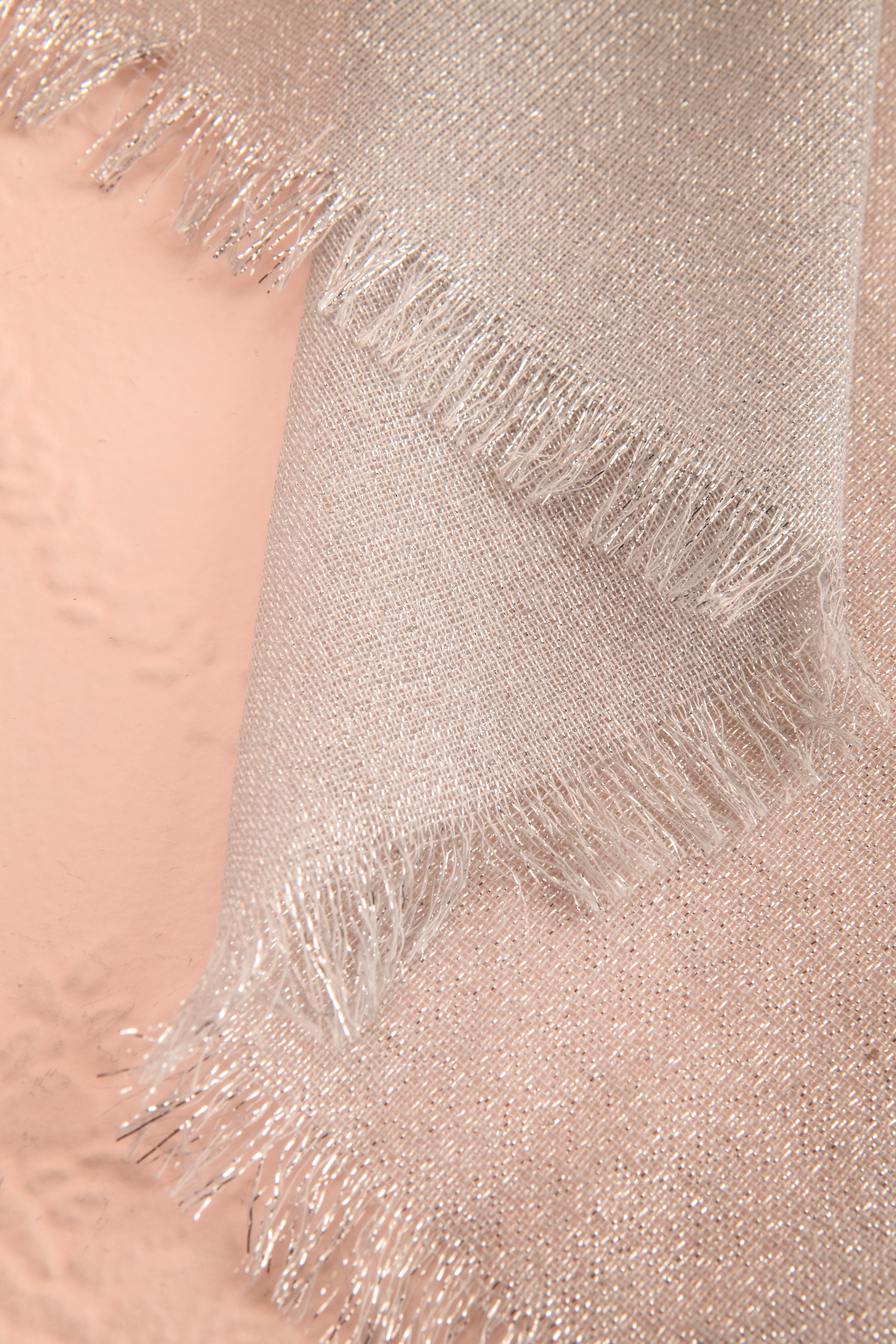 Jolina Silver Metallic Shawl | Boutique 1861 fabric 