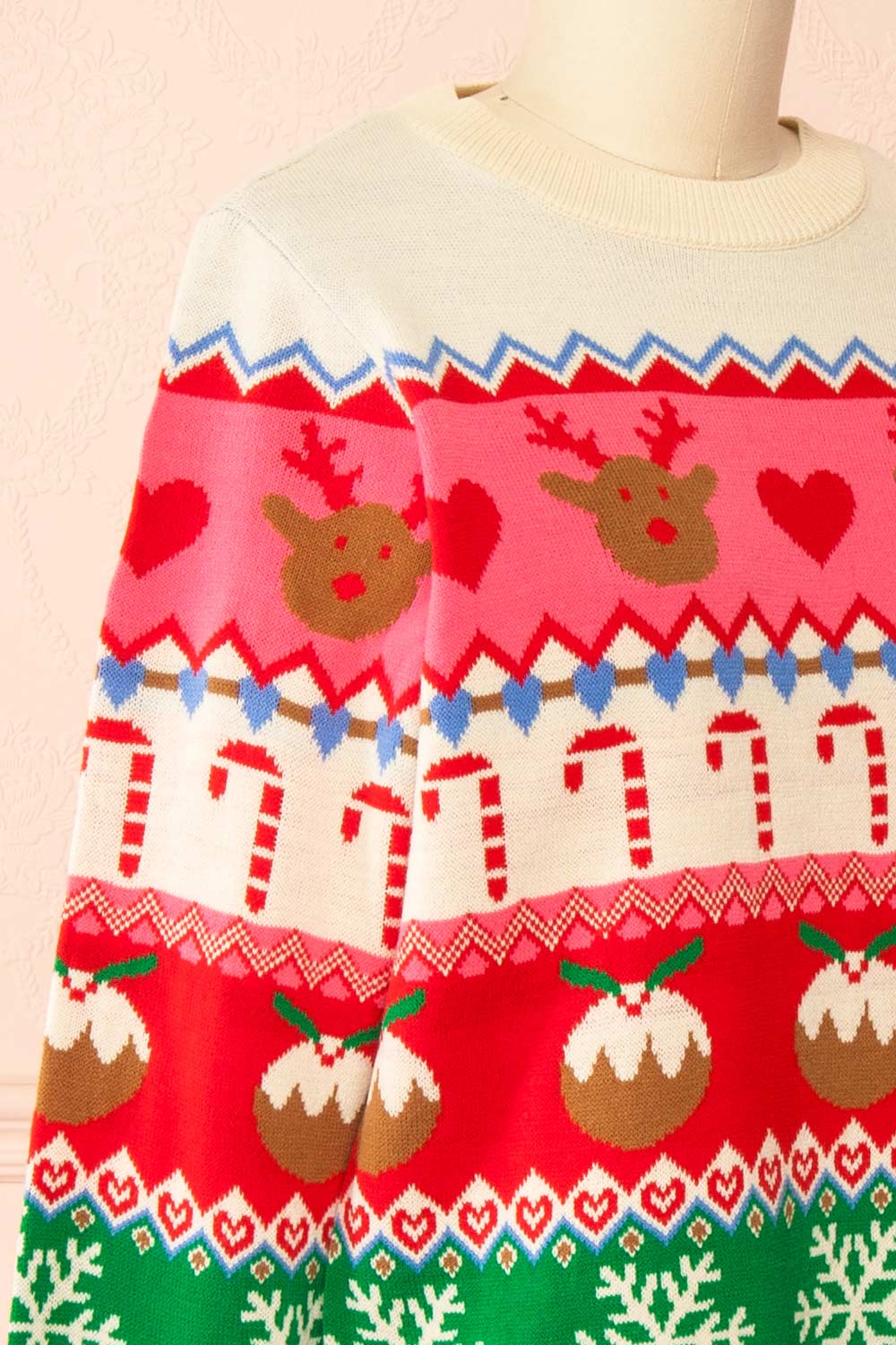 Jolly Colourful Christmas Sweater | Boutique 1861 side