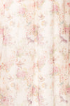 Jona Floral Midi Dress w/ Open Back | Boutique 1861 texture