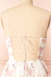 Jona Floral Midi Dress w/ Open Back | Boutique 1861 back close-up