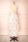 Jona Floral Midi Dress w/ Open Back | Boutique 1861 back view