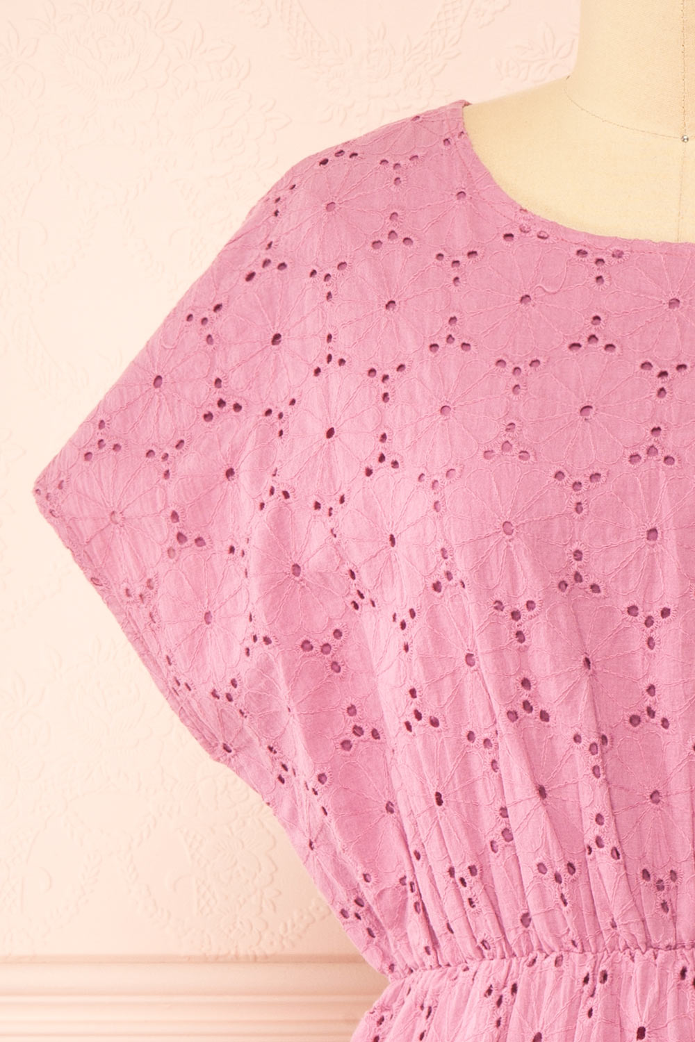 Jonesy Short Pink Floral Dress | Boutique 1861 front