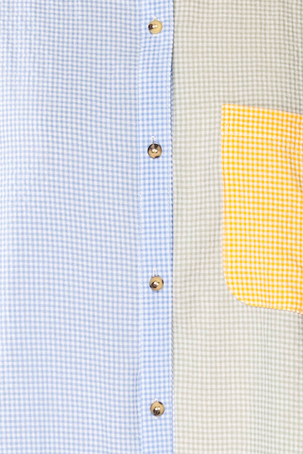 Jordan Yellow Oversized Colour Block Shirt | La petite garçonne fabric 