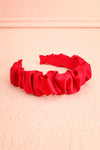 Joro Red Textured Headband | Boutique 1861 flat view