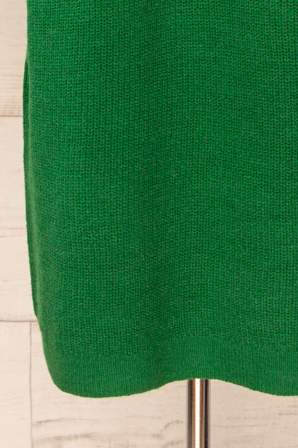 Jory Green Knit Midi Dress | La petite garçonne  bottom