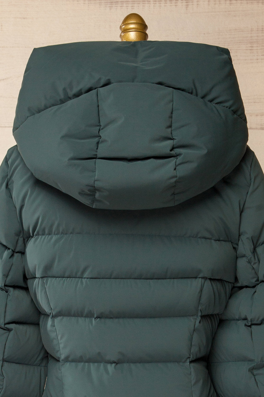 Judie Teal Midi Down Coat by Soia & Kyo | La petite garçonne back