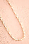 Juturn White Pearl Necklace | Boutique 1861 flat view
