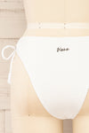 Kabale White Textured Bikini Bottom | La petite garçonne back