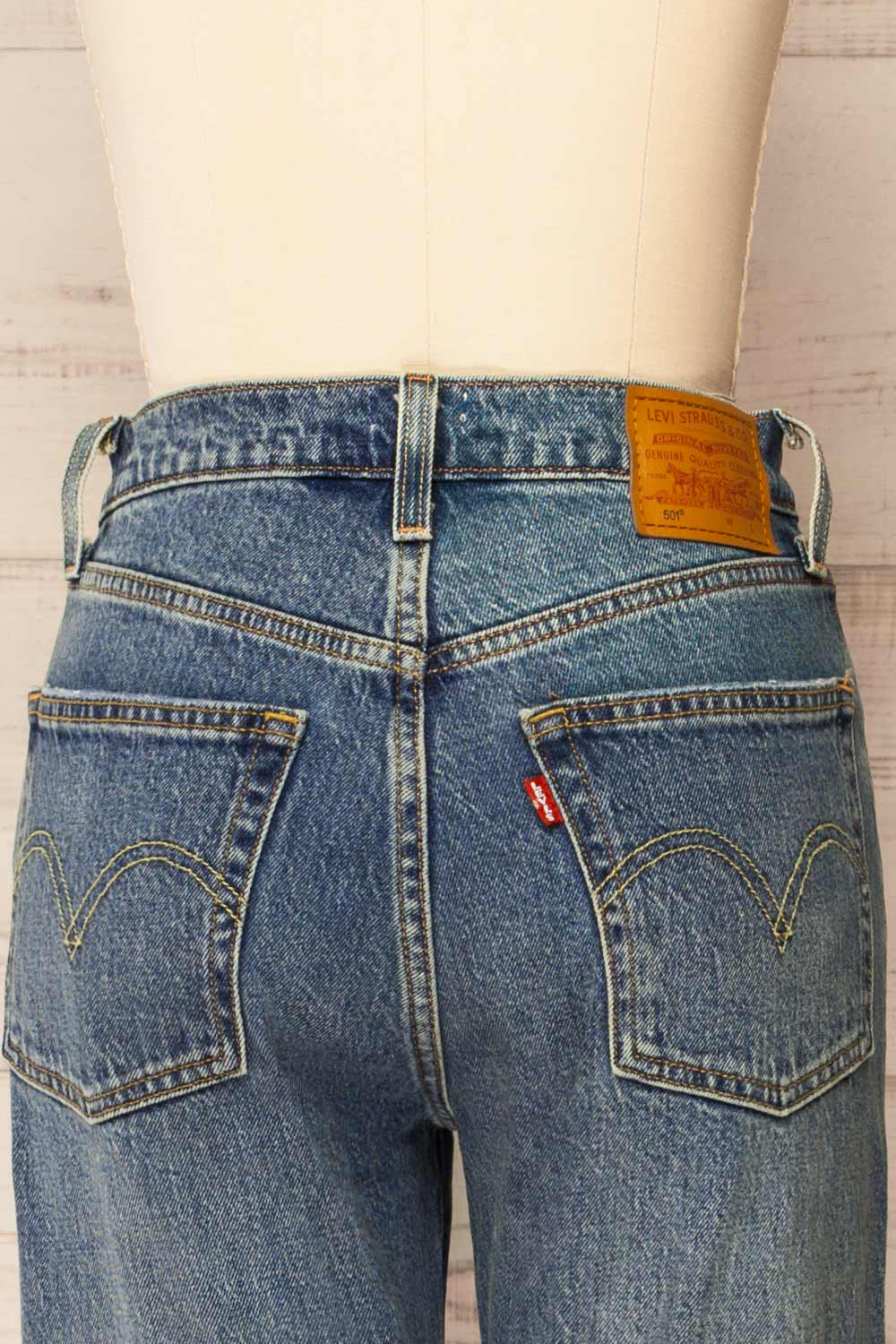 Kadapa High Rise Straight Leg Jeans | La petite garçonne back