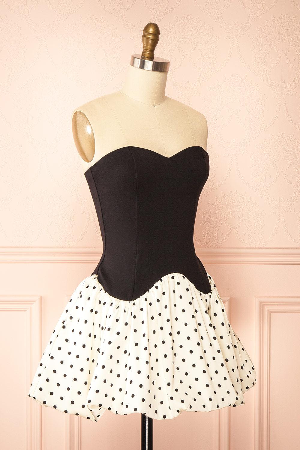 Kadia Short Dress with Balloon Skirt | Boutique 1861 side view