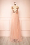 Kaia Pink Dusty Pink Sequin Gown | Boutique 1861 front view