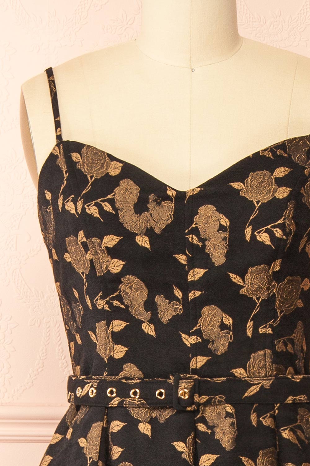 Kailany Floral Dress with Belt and Pockets | Boutique 1861 front