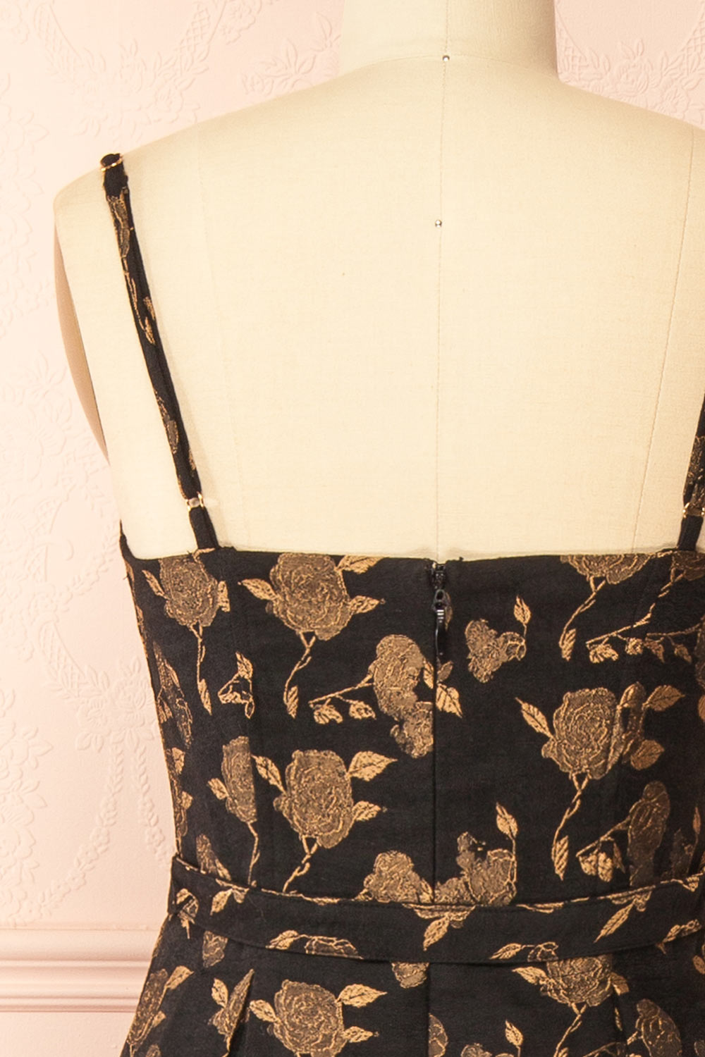 Kailany Floral Dress with Belt and Pockets | Boutique 1861 back 