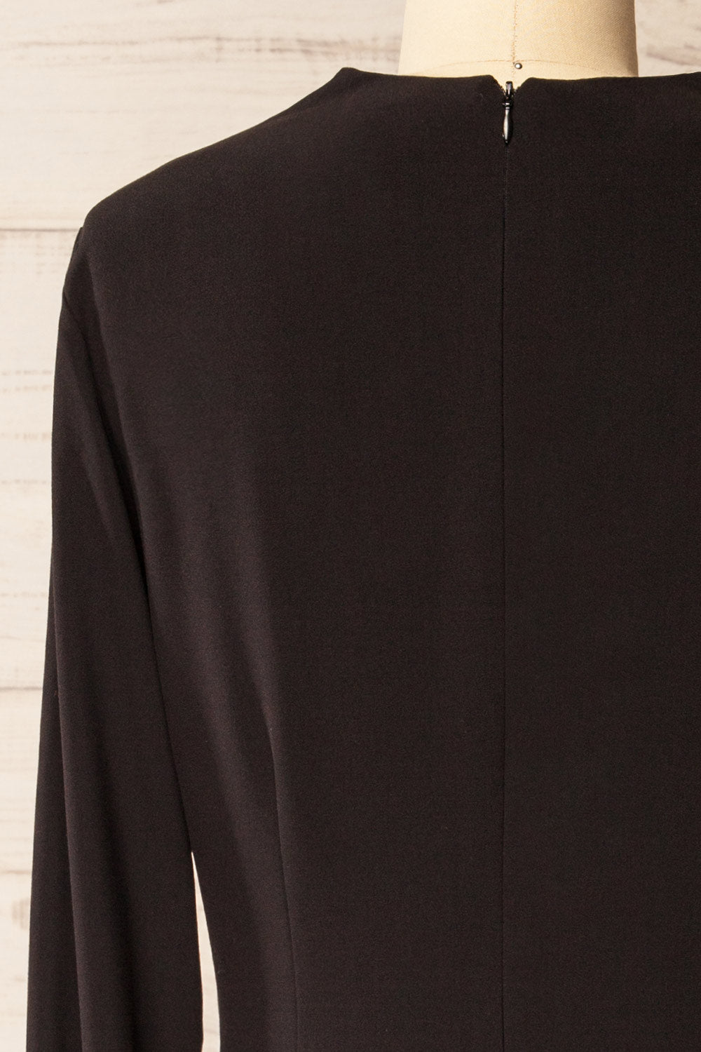 Kakina | Robe Blazer Noire Courte avec Ceinture