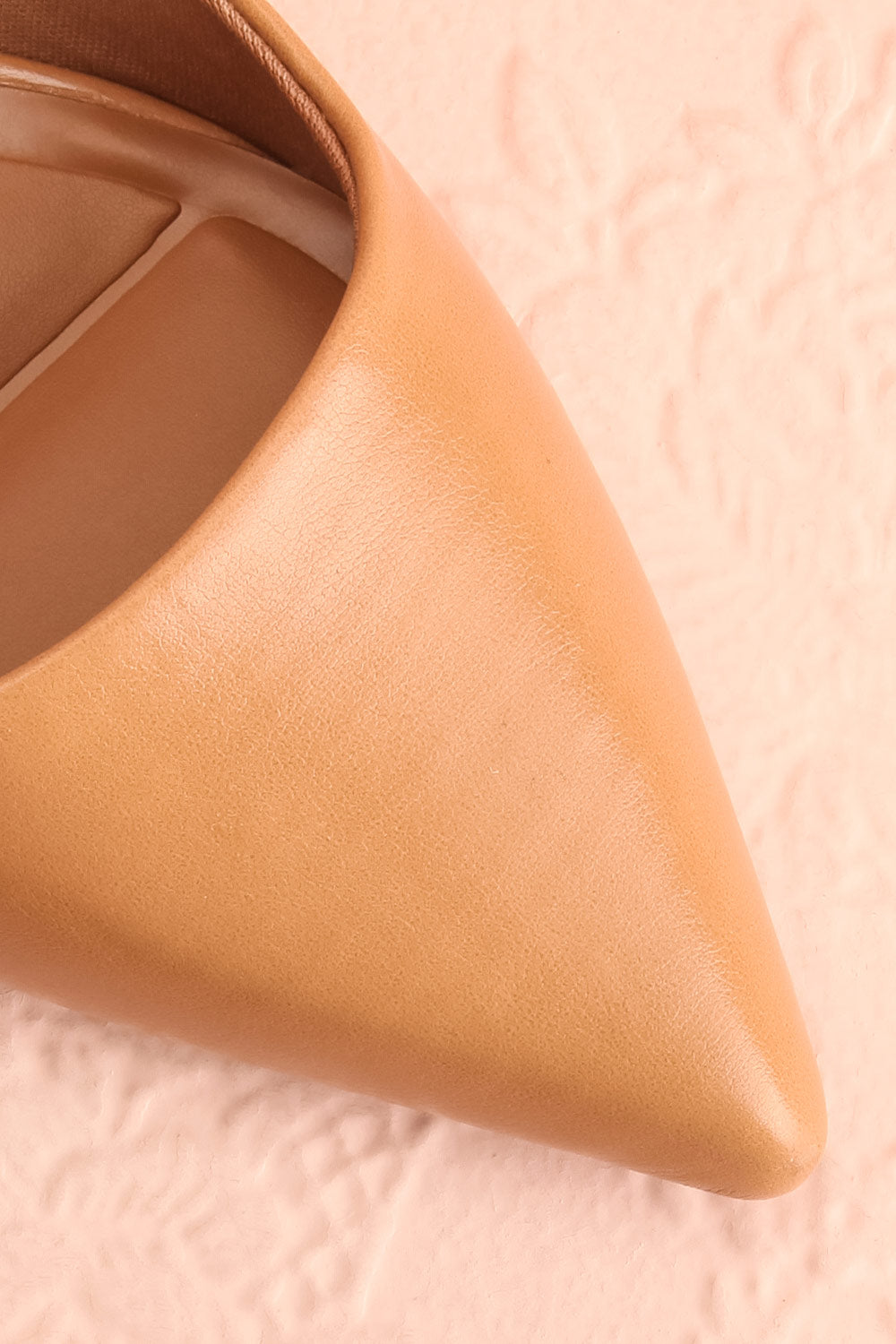 Karah Beige Pointed-Toe Pumps | Boutique 1861 flat close-up