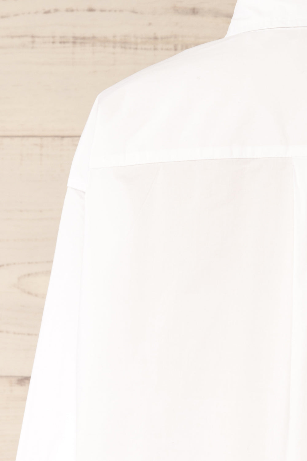 Kasoa White Shirt with Floral Lace | La petite garçonne back